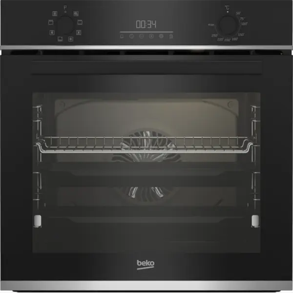 Beko b300 BBIR13300XC oven 72 l Zwart, Roestvrijstaal thumbnail