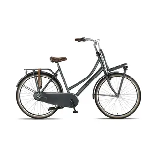 Altec Transportfiets Dames Dutch 28 Inch 50 Cm Dames 3V Terugtraprem Donkergrijs