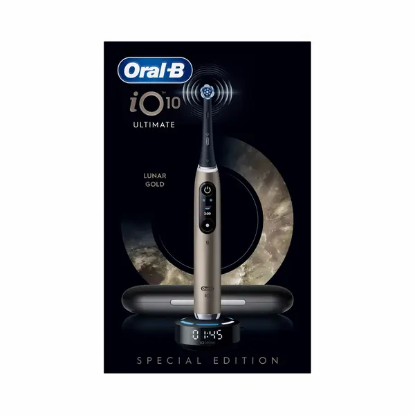 Oral-B iO Series 10 17398125 Elektrische Zahnbürste Erwachsener Vibrierende Zahnbürste Schwarz thumbnail