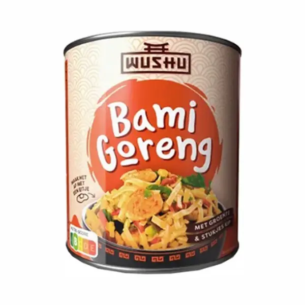 Wushu Bami Goreng 6x700g I Großverpackung Asia Nudel Gericht Asiatisch Holland I Fertiggericht Für Schnelles Gesundes Essen I Indonesisch I thumbnail