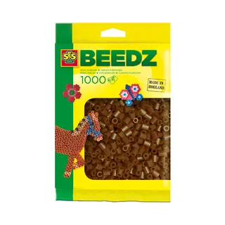 Ses Creative Beedz Iron on beads 1000 dark brown
