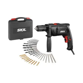 Skil Klopboormachine 850W - Boormachine Voor Hout, Staal & Metselwerk - Boorcacpaciteit Tot 40mm - Klopboormachines - Met Diepteaanslag & Zijhandgreep
