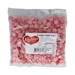 schuttelaar Snoepgoed Framboosjes - 1 Kilo
