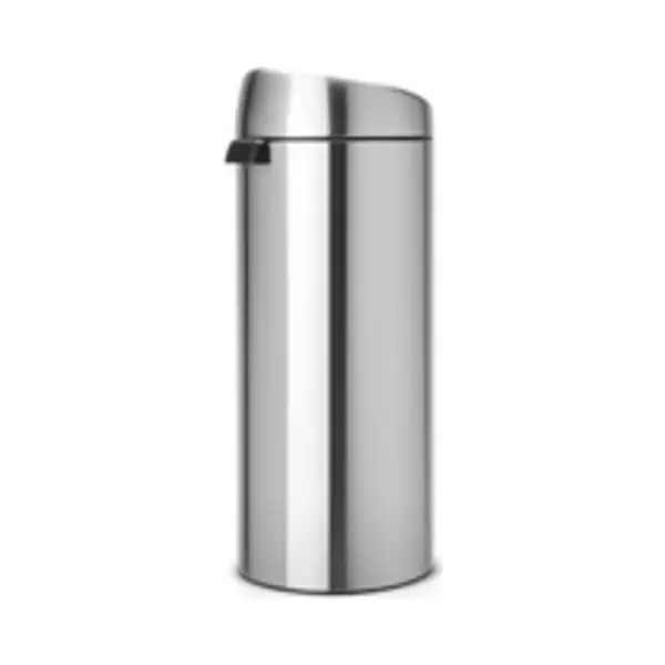 Brabantia Touch Bin, 30L Rond Kunststof, Roestvrijstaal thumbnail