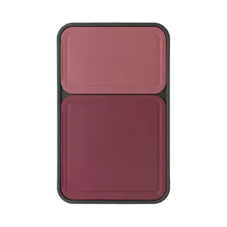 Brabantia Tasty+ keukensnijplank Rechthoekig Kunststof Bordeaux rood, Grijs, Rood