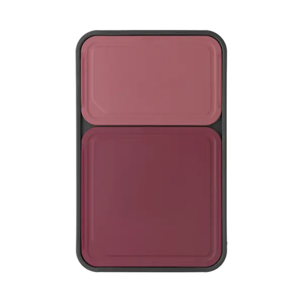 Brabantia Tasty+ kitchen cutting board Rectangular Plastic Burgundy, Grey, Red thumbnail