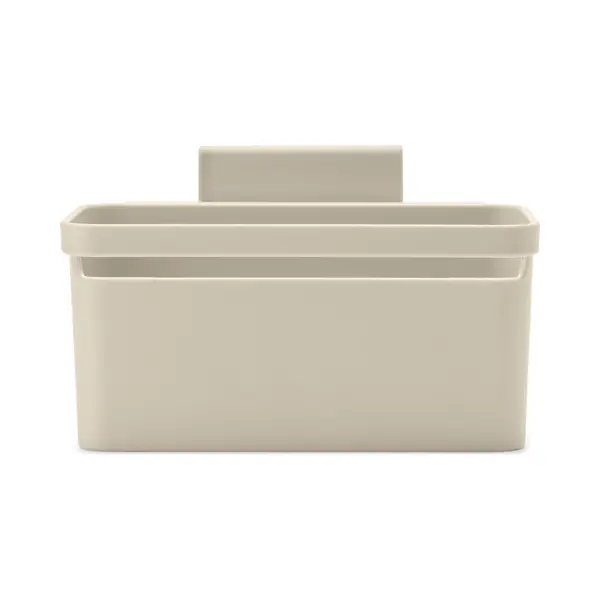 Brabantia SinkSide In-Sink Organiser (Soft Beige), Organiser For Kitchen Accessories, With Suction Pads For Inside Sink, Drainer For Sponges, Cloths thumbnail