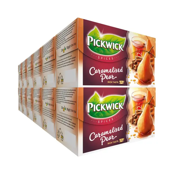 Pickwick Spices Caramelised Pear Zwarte Thee - 12 X 20 Theezakjes thumbnail