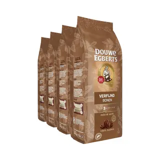 Douwe Egberts Verfijnd Koffiebonen - 4 X 500 Gram