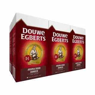 Douwe Egberts Aroma Rood Filterkoffie - 6 X 500 Gram