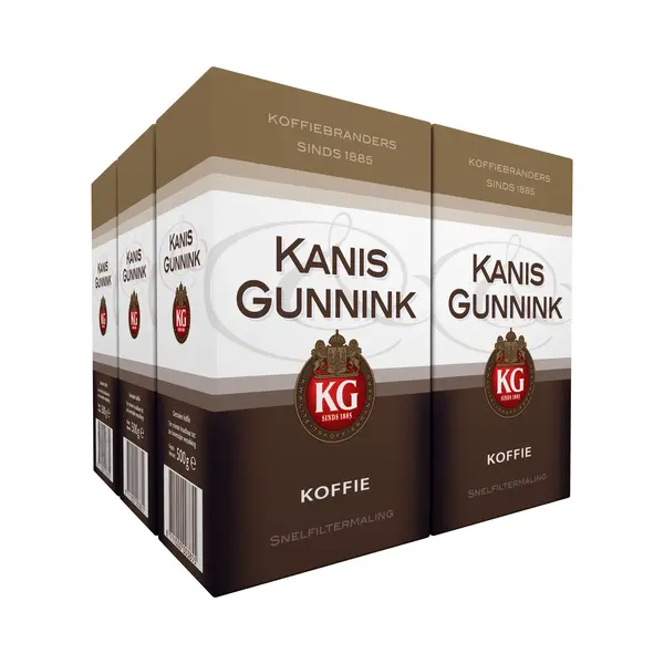 Kanis & Gunnink Regular Filterkoffie - 6 X 500 Gram thumbnail