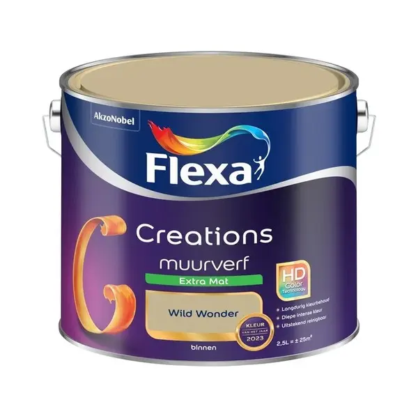 Flexa - Creations Muurverf Extra Mat - Wild Wonder - Creations - 2.5 L thumbnail