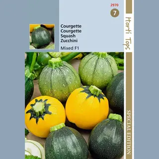 Hortitops Zaden - Courgette Mixed Round F1 1 Gram (ca. 11 Zdn)
