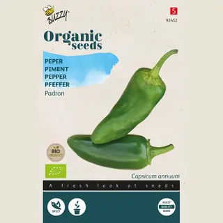 Arborix Buzzy Organic Pepper Padron (Bio) - Content, Approx. 0.15 Grams