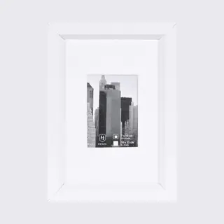 Fotolijst - Henzo - Metallica - Fotomaat 10x15 Cm - Wit