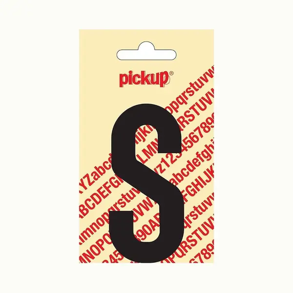Pickup Plakletter Nobel 90 Mm Zwart S - 31002090S thumbnail
