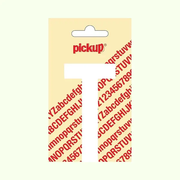 Pickup Plakletter Nobel 90 Mm Wit T - 31012090T thumbnail