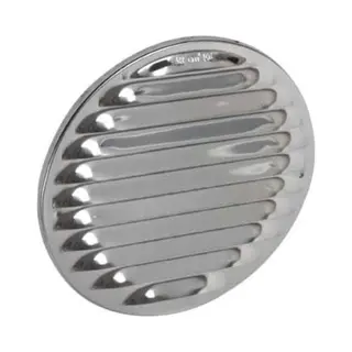 Plieger Schoepenrooster Rvs Met Gaas 175mm