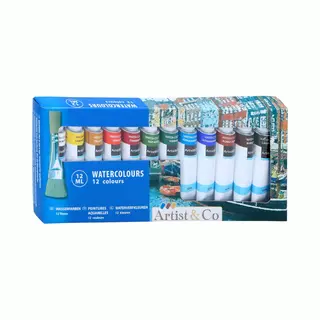 12 Stuks Aquarelverf - Aquarel - Diverse Kleuren