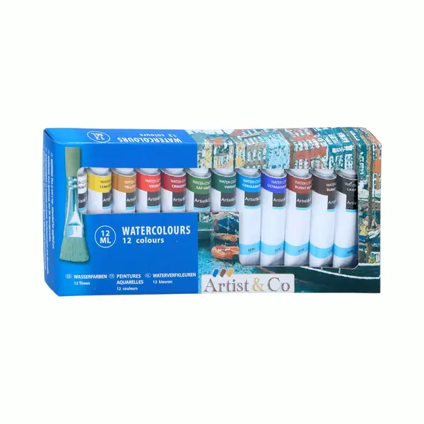 12 Stuks Aquarelverf - Aquarel - Diverse Kleuren thumbnail