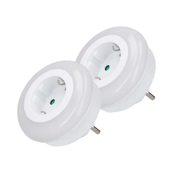 Grundig Led Nachtlicht Led Steckdosenlampe Nachtlampe Steckdose Lampe Licht Steckdosenlicht, Led Fest Integriert, Kaltweiß, 3 LEds Mit Automatischer thumbnail