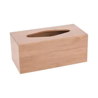 TakeTokio Zakdoekkistje Van Bamboe Hout - B10 X H9 X L23 Cm
