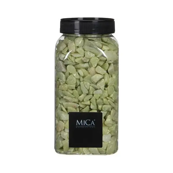 Mica Decorations - Mica Dekorative Steine Lime 650 Ml 1 Kg Dekosteine & Dekosand thumbnail