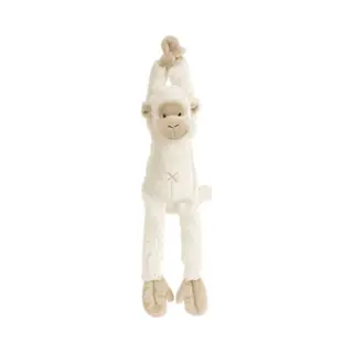 Happy Horse Aap Mickey Muziekknuffel - Wit - Baby Cadeau