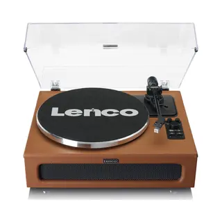 Lenco Ls-430BN Plattenspieler Audio-Plattenspieler mit Riemenantrieb Braun Manuell