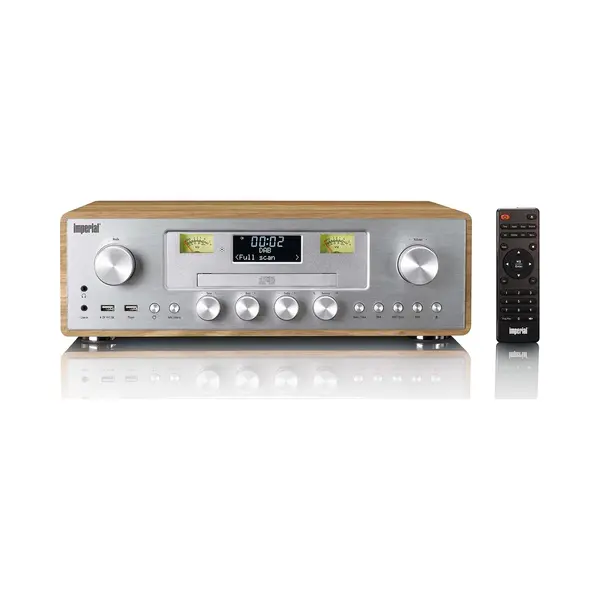 Imperial Dabman 280CDWDSI (Dab, Dab+, Fm, Bluetooth), Radio, Zilver, Bruin thumbnail