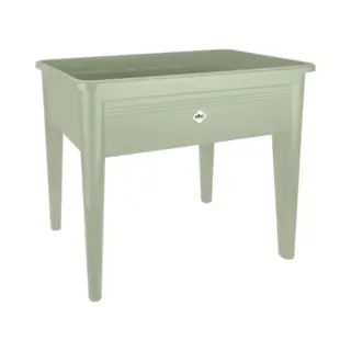 Elho Green Basics Kweektafel Xxl 75 - Kweekbak Op Poten - 100% Gerecycled Plastic - L 36.5 X W 75.5 X H 65.1 Cm - Steengroen