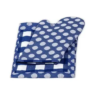 Hip Amsterdam Kookset Holland (Schort + Ovenwant) - Blauw