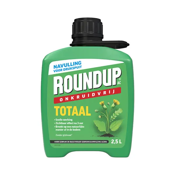 Roundup® Roundup Totaal Onkruidvrij Navulling - 2, 5L - Kant-en-klaar - Biologisch Afbreekbaar thumbnail