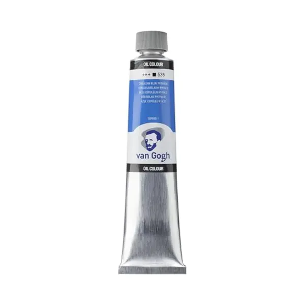 Van Gogh Ölfarbe, 200ml Tube, Cölinblau (Phthalo) 535 thumbnail