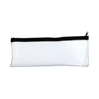 Kangaro - Penetui - Doorzichtig - 33 X 12, 5 Cm - Zwarte Rits - K-56201