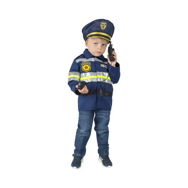 Funny Fashion Politie Jas Peter Kind - 86-92 Cm thumbnail