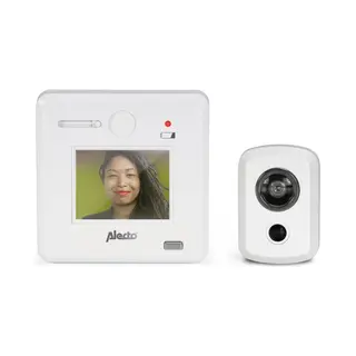 Digitale Türspione Mit 2, 4 Display Weiß - Alecto