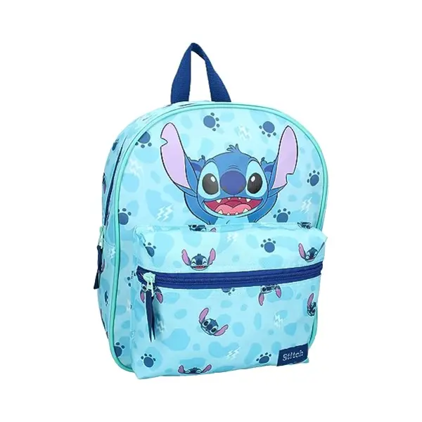 Vadobag Disney Lilo & Stitch Rugzak Stitch All Good Footprints Rugzak Voor Kinderen | School | Kleuterschool Kleur Lichtblauw Afmetingen 30 X 25 X 11 Cm, thumbnail