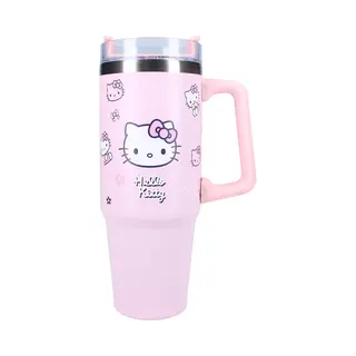 Vadobag Thermobecher Hello Kitty Trinkflasche 900ml – Kinder Flasche Rosa Bottled Bliss, Edelstahl