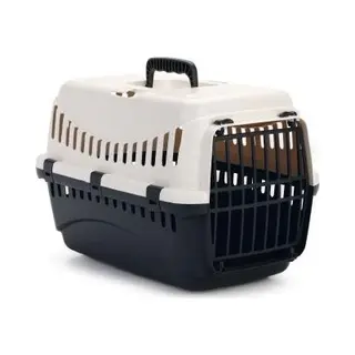 Beeztees Doos Zigeuner CrÈMe/Anthra 46X31X3 (Hond, Afsluitbaar), Dierendragers + Tassen