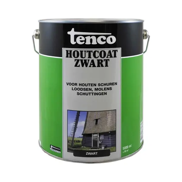 Tenco Houtcoat Teervrij - 5L - Zwart thumbnail