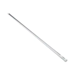 Differnz Round Douchestang - Om Vast Te Klemmen - Aluminium Veredeld - 125 X 220 Cm - Chroom