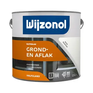 Wijzonol Dekkend Halfglans - 2, 5l - 9235 - Roomwit