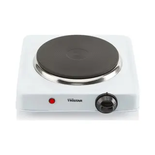 Tristar Elektrische Kookplaat 1000W - Kp-6185 - 1 Kookzone - Vrijstaand - Wit