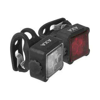 Axa Niteline 44-R Light Set Usb - Black