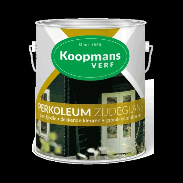 Koopmans Perkoleum Zijdeglans Lijnolieverf Voor Buiten | Wit | 750ml thumbnail