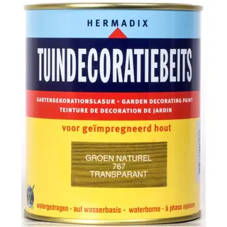 Hermadix Tuindecoratiebeits Transparant 767 Groen Naturel 0.75 L