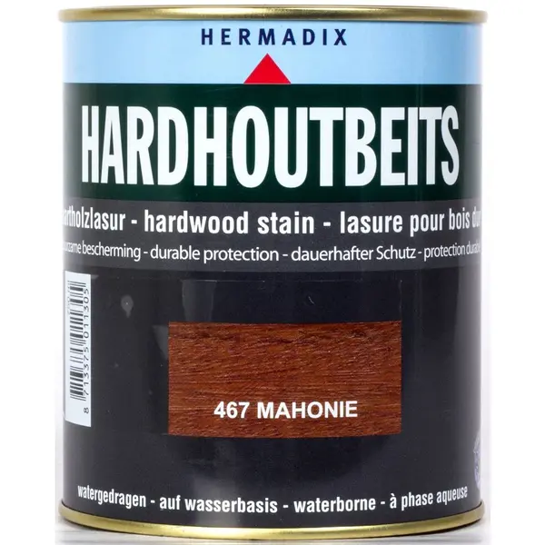 Hermadix Hardhout Beits - 0, 75 Liter - 467 Mahonie thumbnail