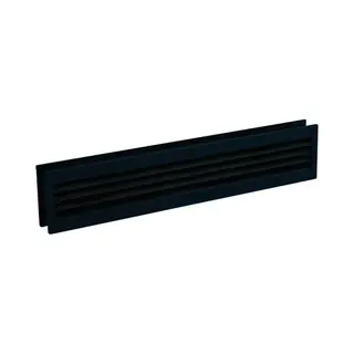 Nedco Deurventilatierooster 455x90mm - Kunststof - Zwart
