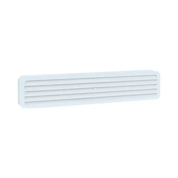 Nedco Deurrooster - 451, 5X91, 7Mm - 2-delig - Wit Kunststof thumbnail